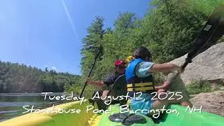 Kayaking at Stonehouse Pond, Barrington