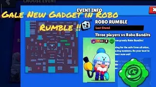 Gale second gadget in Robo Rumble ! Shocking results 😳 #brawlstars #solesoulgaming