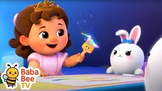 Rainbow Princess Song 🌈 | Magical Paintbrush Story | Kids Rhymes | BabaBeeTV