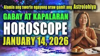 🌟✨HOROSCOPE NGAYONG ARAW - January 14, 2026 | GABAY AT KAPALARAN HOROSCOPE TAGALOG✨🌟