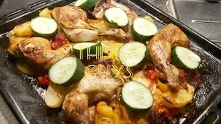 One Pan Roasted Chicken and Potatoes Recipe