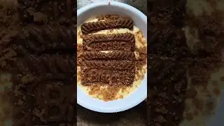 Trying Viral Biscoff Cheese cake recipe ✨ 🍪🧀 #ytshorts #food #shorts