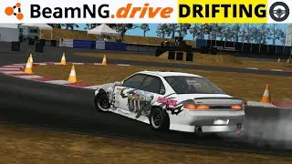 BeamNG.drive Drifting | Steering Wheel Gameplay | 21:9 Ultrawide