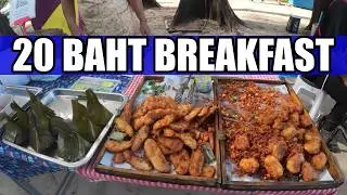 Thai Breakfast With a View 🌅 Ching Fish Market, Phuket Food Vlog