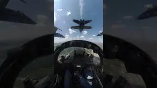 BLUE ANGELS Cockpit Close Formation View #short