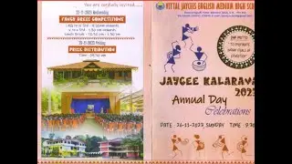 VITTAL JAYCEES SCHOOL | JAYCEE KALARAVA | ANNUNAL DAY -23