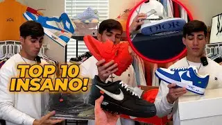 OS 10 SNEAKERS MAIS CAROS DA MINHA COLEÇÃO! *MAIS DE 300 MIL REAIS*