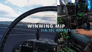 DCS/VR F/A-18C Hornet Quick Start-Up with WinWing MIP - Spilt Screen