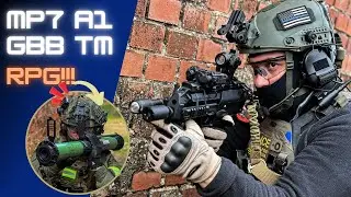 MP7 A1 GBB & RPG FUNCIONAL with Silver Operator