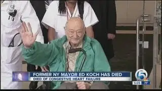 Former NY mayor Ed Koch dies