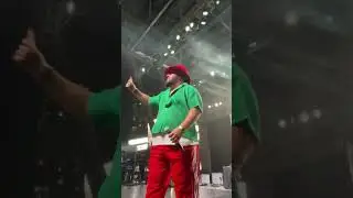 Armando kisses his Moms picture before he leaves the stage at Italfest in Mississauga 2024 pt 9