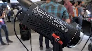 Первый взгляд на Aputure COB300d на NAB 2017