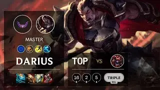 Darius Top vs Shyvana - EUW Master Patch 12.2