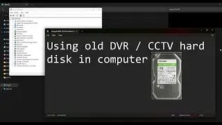 #old #harddrive #cctvcamera #reuse