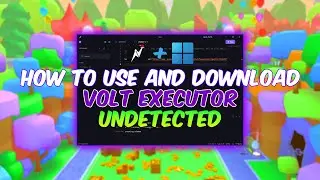 Как использовать и скачать Volt Executor (Roblox Undetected)