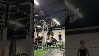 How impressive is this muscle up? #shorts #gym