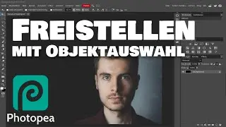 Photopea - Freistellen über Objektauswahl