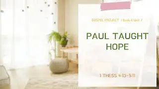 [G.O.D] English Gospel Project Book 6 Unit 7