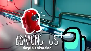 Among Us Scene | Blender | Speed Art Modeling and Animating