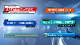FREE Green Screen Broadcast News Lower Thirds (P.3)