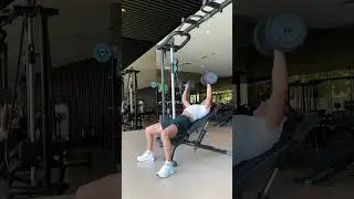 Inclined Dumbbells Chest Press | Functional Strength Training #functionalstrength #dumbellpress