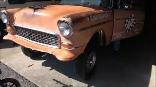 1955 Chevy Gasser Pace Car Dreamgoatinc Classic Hot Rod and Muscle Car Video