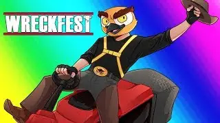 Wreckfest Funny Moments - Lawn Mower Demolition Derby!