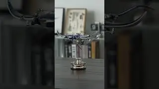 Innovative Mechanical Steampunk Style Manta Ray 3D Metal Model