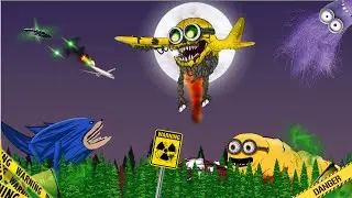 Shin Sonic Tapes Vs Minion.EXE, UFO #animation #sonic - Animation Drawing Cartoon 2
