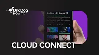 Cloud Connect How To - Incorporating Remote NDI Sources