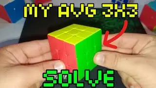 My Average 3x3  Rubik Cube Solve #rubikscube #cubing #youtube #youtubeshorts #viralshorts#skit#toys