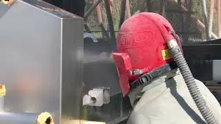 Stainless steel sandblasting