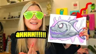 How to Draw a Scary Shark for Kids!
