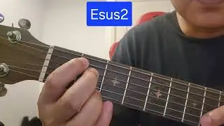 วิธีการจับคอร์ด Esus2