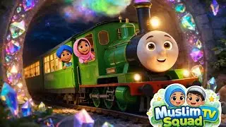 🚂 Choo Choo! Learn Bismillah & Alhamdulillah with Our Green Train