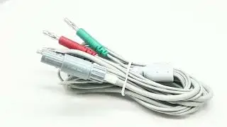 Customized 4 Lead 4.0mm Banana male Plug Physiotherapy Cable with Plastic Lemo Connector