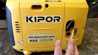 kipor kge 2000ti inverter digital generator carburetor repair fuel petcock bypass