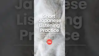 Winter Story｜Short Japanese Listening Practice #japanese #japaneselanguage  #learnjapanese