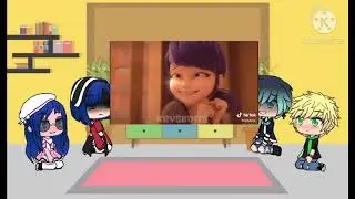 Los personajes de Miraculous reaccionan a sus Tik Toks//Gacha Life