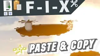 How to fix copy & paste keys in plane crazy. // Roblox [Bug Fixing Guide]