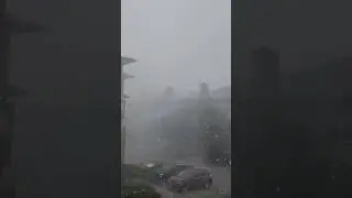 Crazy hail storm in Frisco Texas.