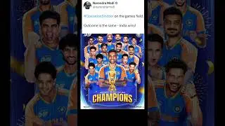 Prime Minister tweets Goes viral 🔥🔥After India wins Against pak final Aisa Cup 2025🏆 #pakvsindia