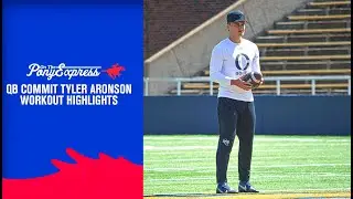 SMU QB commit Tyler Aronson private workout highlights | SMU Football Recruiting