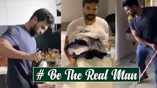 Mega Power Star Ram Charan Cleaning His House | #BeTheRealMan | #RRR | TFPC