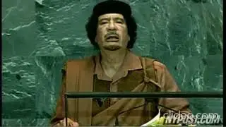 Gaddafi warning the world about the virus and vcccnes in 2009
