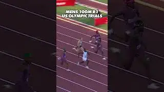 Noah Lyles LEADS Mens 100m US Olympic Trials ROUND 1