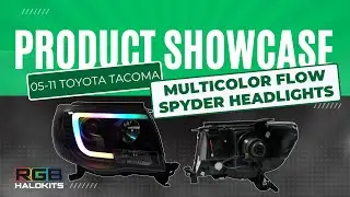 🚀 Upgrade Your Tacoma with Multicolor Flow Series Headlights! 🚀