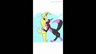 Spring x Funtime Speedpaint / gift for Sky The Fennec Fox