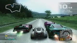 Ridge Racer 7 Maker's Trial GENERAL RESOURCE with Starnose at Laketop Parkway R [Control view]