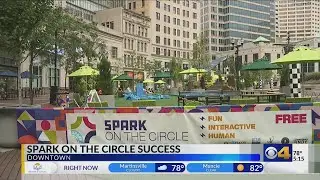Organizers say downtown Indy's SPARK on the Circle is a success